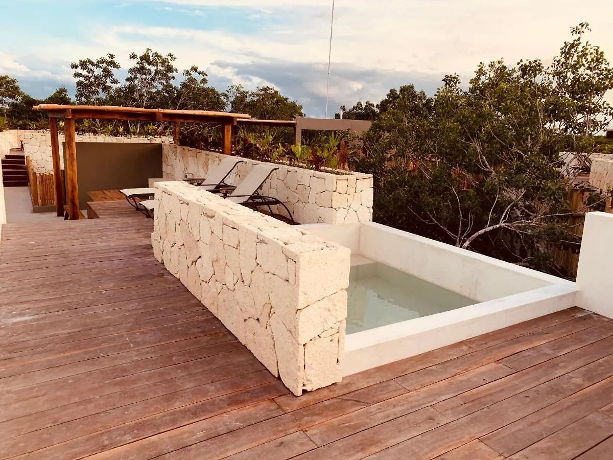 Vida Jungle Boho Apart 13 With Special Fee To Access Hotel Bardo Tulum Apartmán