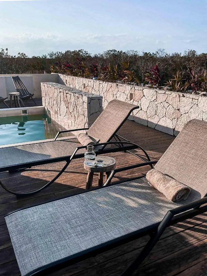 Vida Jungle Boho Apart 13 With Special Fee To Access Hotel Bardo Tulum Apartmán